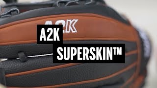 Get the Details on Wilsons Acclaimed A2K SuperSkin Baseball Gloves [upl. by Eelyr]