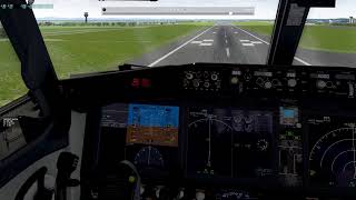 XP11 Vulcan EGGW  EGGP Zibo 737 MAX 8 RTX3090 Max settings ORBX GB [upl. by Nageet275]