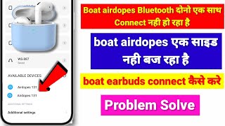 bluetooth dono ek sath connect nahi ho raha hai  how to connect both earbuds at the same time [upl. by Sims743]