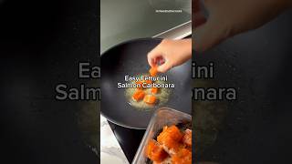 Quick amp Easy Salmon Carbonara  FamilyFriendly Pasta Recipe carbonara [upl. by Gentry]