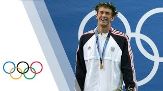 Michael Phelps Athens 2004 Olympic Games Highlights [upl. by Sedecrem]