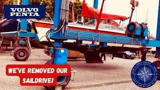 Saildrive Removal Maintenance On Our Volvo Penta Saildrive Begins  Gavin amp James Sailing Ep24 [upl. by Mcneil]