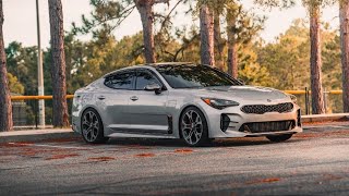 2018 Twin Turbo Kia Stinger GT1  Highway Cruise 4k Cinematic [upl. by Corder]