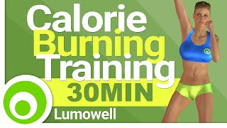 30 Minute Cardio Workout at Home  Calorie Burning Training Without Equipment [upl. by Elmore40]