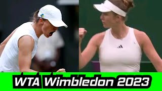 Iga Swiatek vs Elina Svitolina Highlights ATP WIMBLEDON 2023 [upl. by Rheta509]