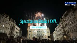 Spectaculum Citaviae XXIV  Höhenfeuerwerk in Zittau [upl. by Dene659]