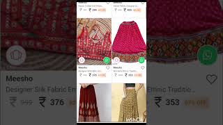 GarbaDandiya Night Outfits Meesho Haul  Navratra Special outfit meeshoshopping meeshohaul [upl. by Nirhtak]