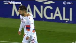 Artur Miranyan Goal Latvia vs Armenia 12 All Goals and Extended Highlights [upl. by Nynnahs]