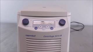 Eppendorf 5415R Refrigerated Microcentrifuge [upl. by Ladiv337]