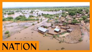 Raging floods displace thousands in Mandera [upl. by Lanta]