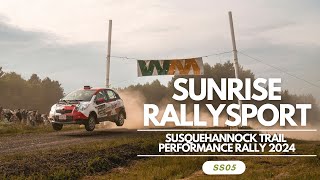 Susquehannock Trail Performance Rally 2024  SS05  Sunrise RallySport [upl. by Docia]