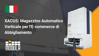 XACUS Magazzino Automatico Verticale per lEcommerce di Abbigliamento [upl. by Rennie]