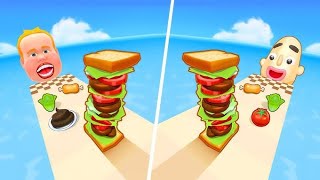 Sandwitch Runner  Play ultimate food themed adventure like subscribe for more gaming fun [upl. by Feliza]