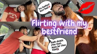 FLIRTING PRANK WITH MY BESTFRIEND😍  I KISSED HER  KYA KAREGI AB VO😰  SIMARR6000 [upl. by Rolo]