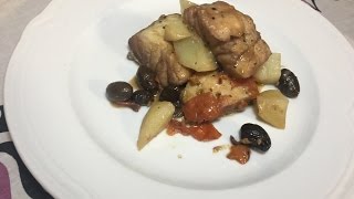 Baccalà in umido con olive e patate [upl. by Natal]