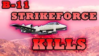 GTA 5 Online B11 Strikeforce A10 Warthog Kill Compilation [upl. by Airpal429]