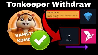 Hamster Kombat Token Withdrawal TON Keeper Wallet Bangla TON Keeper Wallet Hamster Coin [upl. by Tabber]