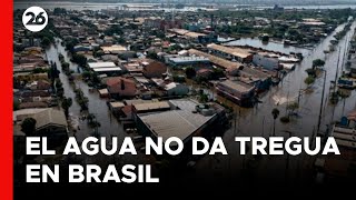 INUNDACIONES EN BRASIL  Más de 600000 personas tuvieron que dejar sus hogares [upl. by Leopoldeen173]