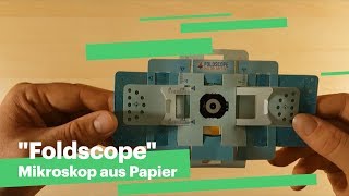 Foldscope Mikroskop aus Papier [upl. by Erdnassak]