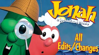 All Changes and Edits To VeggieTales Jonah An Overboard Adventure [upl. by Esoj835]