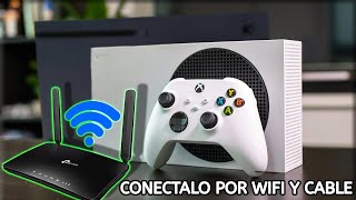 CÓMO CONECTAR XBOX SERIES SX a INTERNET por wifi y por cable [upl. by Radu556]