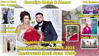 Davetiye Melek amp Ahmet 11082025 [upl. by Giordano16]