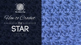 How to Crochet the Star Stitch [upl. by Eiramadnil]