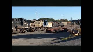 NS 4001 in the Winston train yard [upl. by Ardyce]