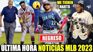 ACUÑA JR FUERA DE MLB VLADI GUERRERO JR MANDA FUEGO A TORONTO ROBINSON CANO REGRESA Y FIRMA MLB [upl. by Phillada]