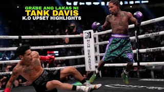 UPSET KNOCKED OUT RYAN GARCIA vs TANK DAVIS HIGHLIGHTS [upl. by Lankton968]