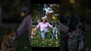 Bluey and Zimba Border Collies  Street Photography streetphotography dogphotography portrait [upl. by Cirdor]