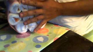 How to make square diaper cake [upl. by Judson]