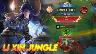 Li Xin Domination Form Jungle Gameplay Build Arcana and Rotation  Honor of kings [upl. by Day]