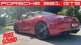 Porsche Boxster 981 GTS Sound [upl. by Glenda]