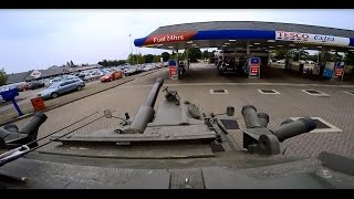 Going to the petrol station in a Tank to fill up [upl. by Lagasse600]