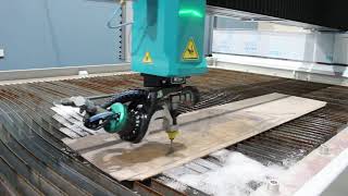 Waterjet Cutting of Fibre Cement [upl. by Riba836]