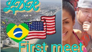 Relacionamento a distância FIRSTMEET USABrazil Long distance relationship LDR [upl. by Inavoj]