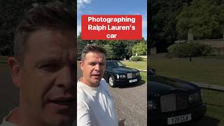 Photographing Ralph Lauren’s car bentley bentleyarnage car cars ralphlauren [upl. by Notnek]