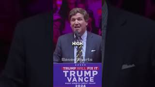 Tucker Carlson at Trumps Rally at MSG shorts [upl. by Rufford]