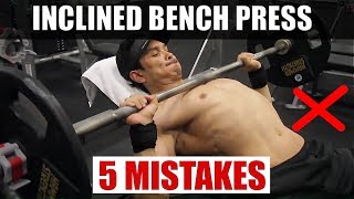 INCLINED BENCH PRESS अपर चेस्ट का साइज बढ़ायें STOP MISTAKES NOW [upl. by Kcub927]