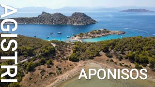 Aponisos – Agistri  Greece 4K [upl. by Everest]