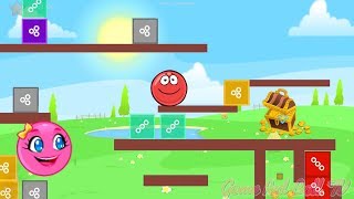 NEW ADVENTURES  RED BALL 4 RESCUE GIRLFRIEND BALL Game Walkthrough Level 1  9 [upl. by Bergin]