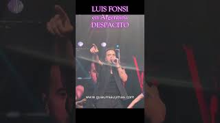 LUIS FONSI cantando DESPACITO en directo en Argentina en concierto LuisFonsi Despacito Argentina [upl. by Nauqe]