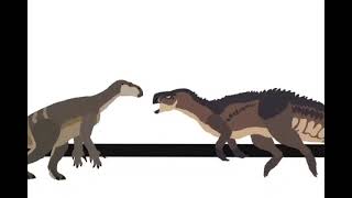 iguanodon vs tenontosaurus dc2animation [upl. by Glennie]