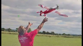 CAMBRIA FUNFIGHTERS RC MAYHEM FLAT OUT DISPLAY AT WOODSPRING WINGS MODEL AIRSHOW  2  2019 [upl. by Niasuh]