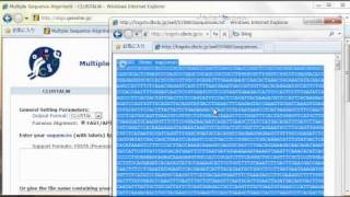 ClustalWを使い倒す 2011 [upl. by Notrom]