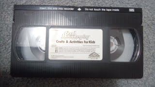 good housekeeping home video crafts amp Activities for kids VHS 1986 prove thats SP mode [upl. by Ariat620]