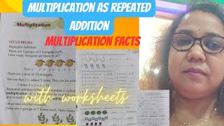 Learn about Multiplication FactsampMultiplication as Repeated Additionmultiplicationfactsmathematics [upl. by Blatman]