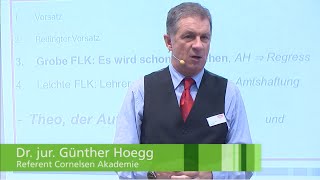 SchulRecht für die Praxis Aufsichtspflicht  Vortrag mit Dr jur Günther Hoegg [upl. by Lebatsirc]