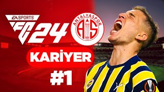 FENERBAHÃ‡EDEN YILDIZ FUTBOLCUYU TRANSFER ETTÄ°K  EA FC 24 KARÄ°YER MODU 1 [upl. by Cooperstein790]